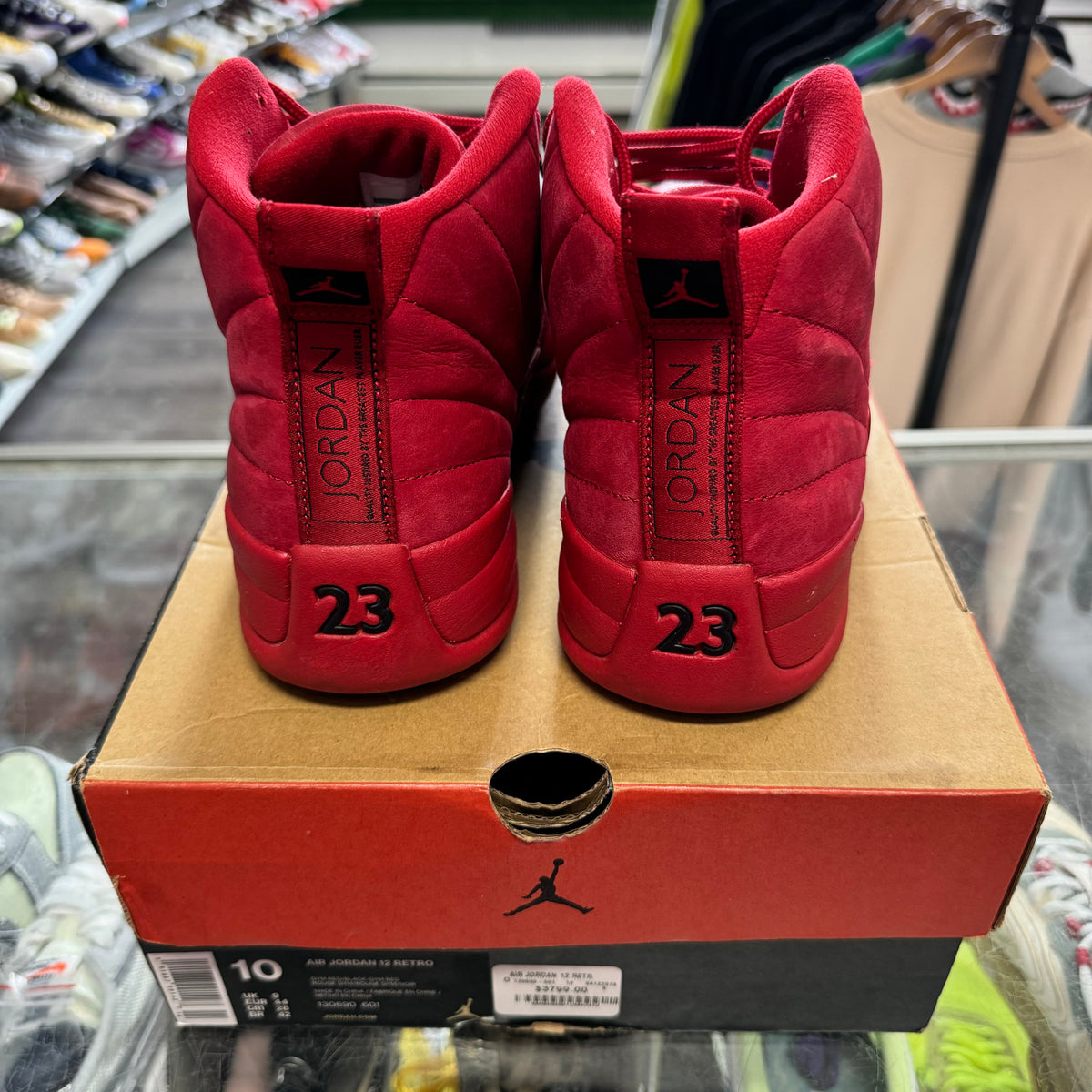 Jordan 12s 2024 red suede