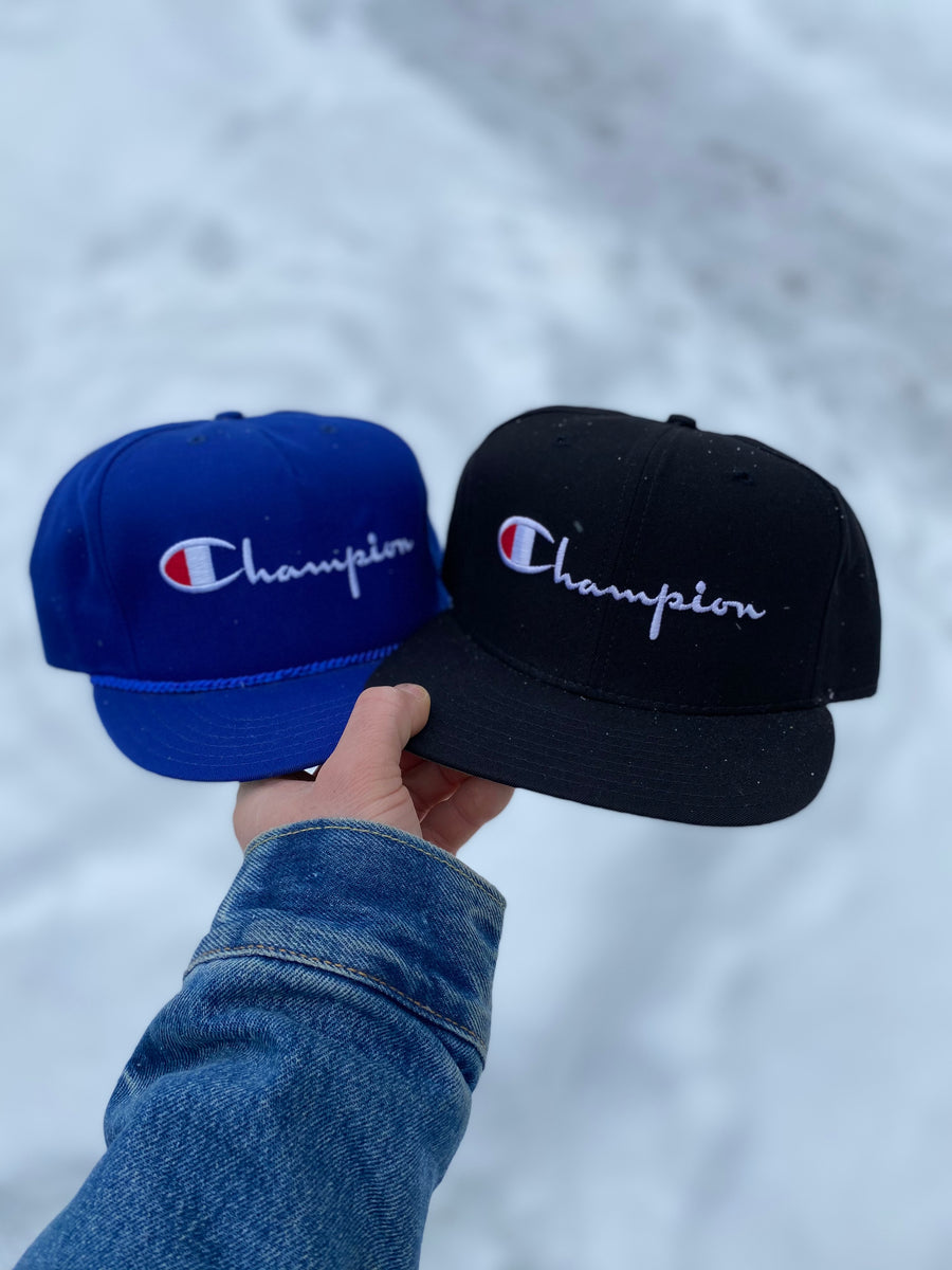 Fake best sale champion cap