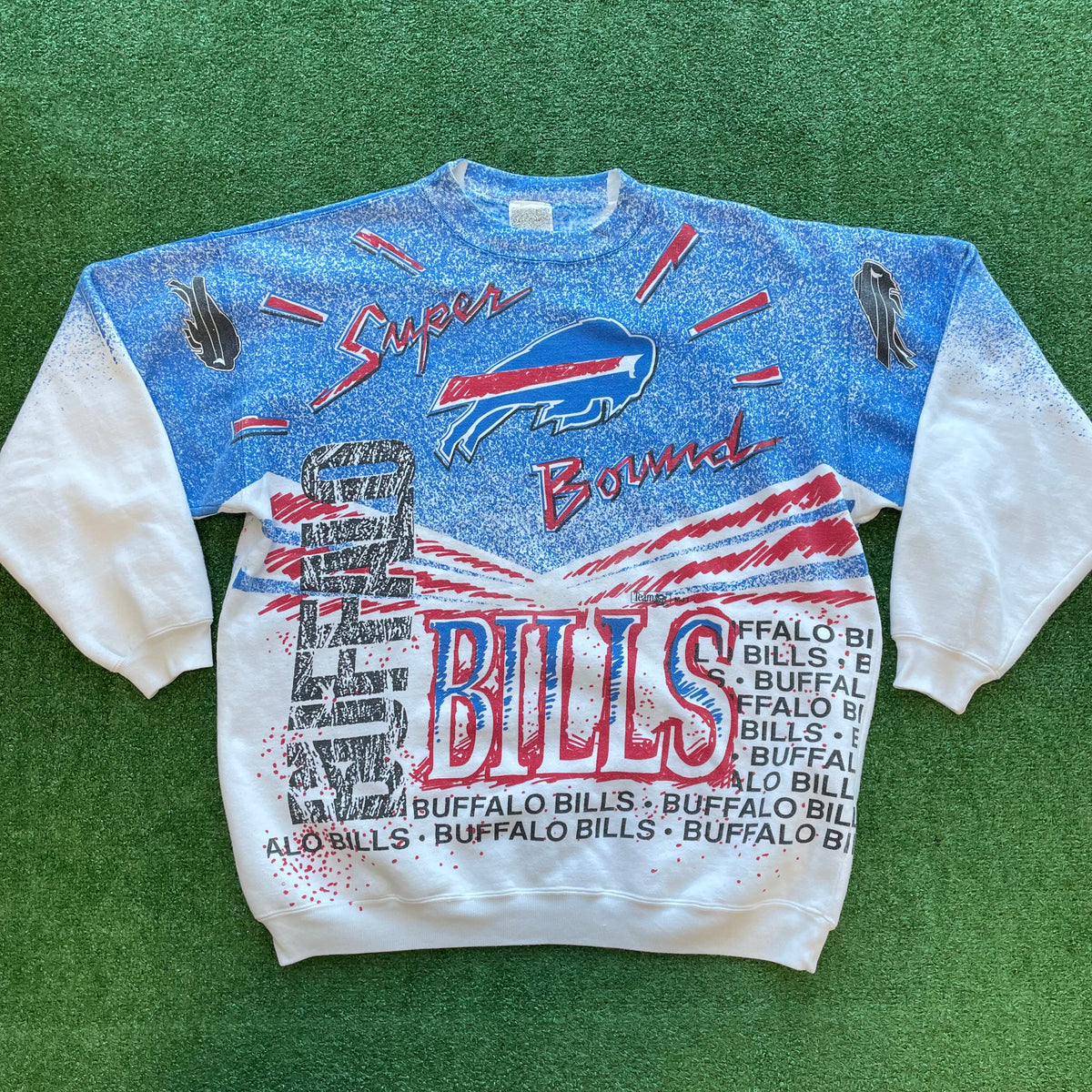 Vintage Buffalo Bills Cut Off Super Bowl XXVI Crewneck Size L – My Cuzin  Vintage