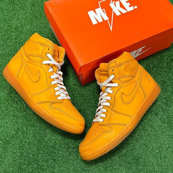 Jordan Orange Peel Gatorade 1s Size 11.5