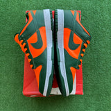 Nike Miami Hurricanes Low Dunk Size 11.5