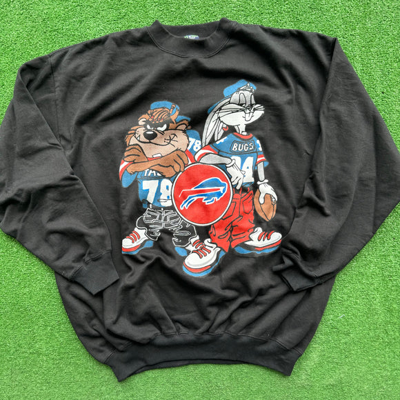 Vintage Buffalo Bills Looney Tunes Crewneck Size XL