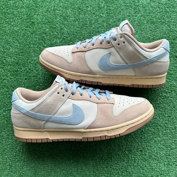 Nike Coconut Milk Armory Blue Low Dunk Size 11