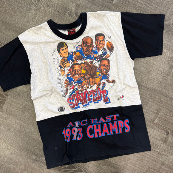 Vintage Buffalo Bills AFC East Champs 1993 Tee Size XL