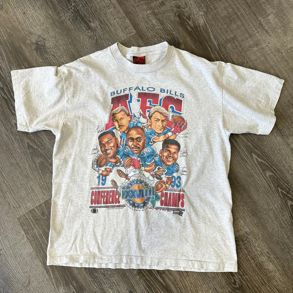 Vintage Buffalo Bills Caricature Tee Size XL