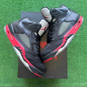 Jordan Satin Bred 5s Size 9.5