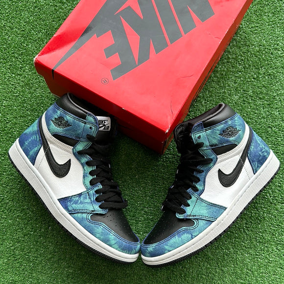 Jordan Tie Dye 1s Size 8W 6.5M My Cuzin Vintage