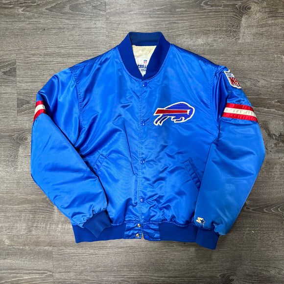 Vintage Buffalo Bills Starter Satin Jacket Size L