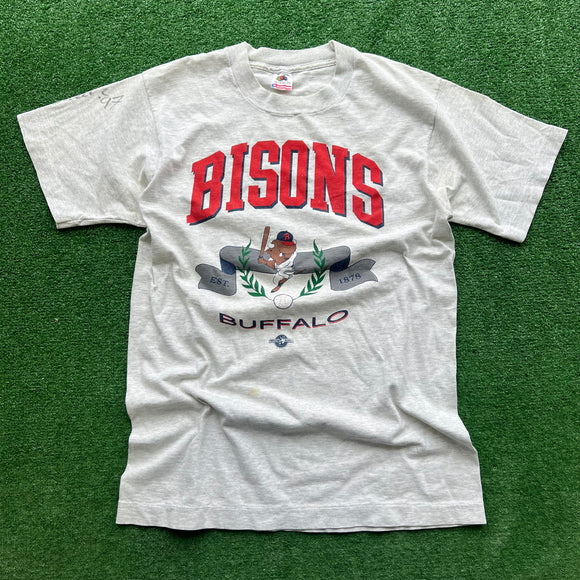 Vintage Buffalo Bisons Tee Size M