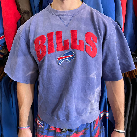 Vintage Buffalo Bills Cut Off Crewneck Size L/XL