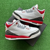 Jordan Fire Red 3s Size 6Y