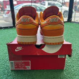 Nike Magma Orange Low Dunk Size 11W/9.5M