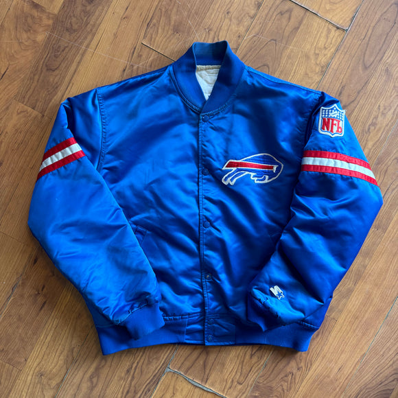 Vintage Buffalo Bills Starter Satin Jacket Size L