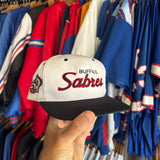 Vintage Buffalo Sabres Script Snapback Hat