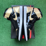 Jordan Patent Gold Toe 1s Size 12