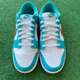 Nike Miami Dolphins Low Dunks Size 10