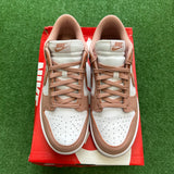 Nike Rose Whisper Low Dunk Size 11W/9.5M