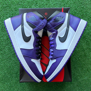 Jordan Court Purple 1s Size 11