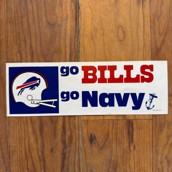 Vintage Buffalo Bills Bumper Sticker