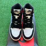 Jordan Satin Black Toe 1s Size 7.5W/6M