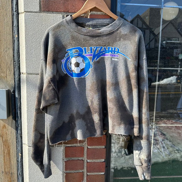 Vintage Buffalo Blizzard Crewneck Crop Top Size L