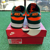 Nike Miami Hurricanes Low Dunk Size 11.5