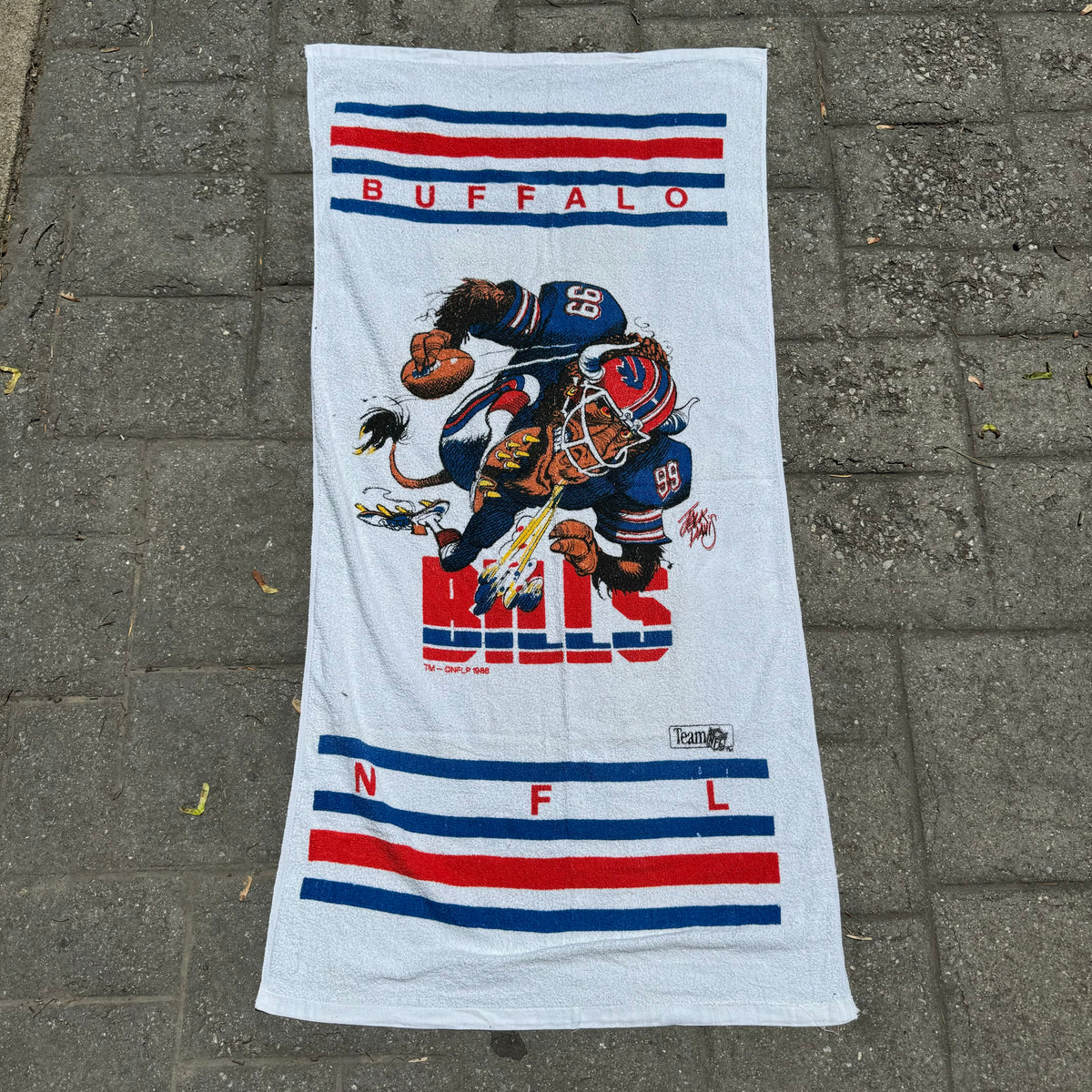 Vintage Buffalo Bills Jack Davis Beach Towel – My Cuzin Vintage