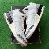 Jordan Reimagined White Cement 3s Size 9.5