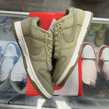 Nike Neutral Olive Low Dunks Size 7W/5.5