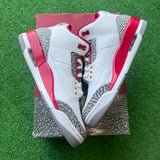 Jordan Cardinal 3s Size 9