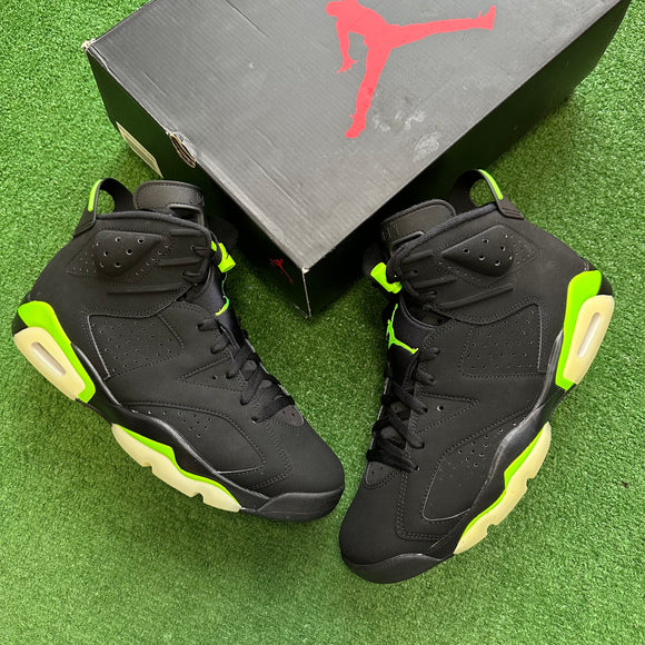 Jordan Electric Green 6s Size 11