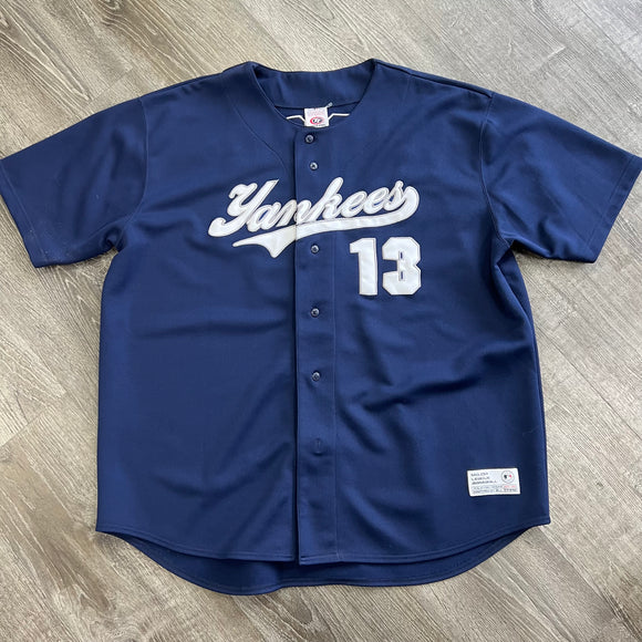 Vintage New York Yankees Alex Rodriguez Jersey Size 2XL