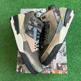 Jordan Patchwork Camo 3s Size 10.5