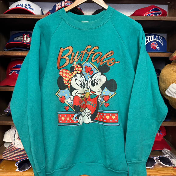 Vintage Buffalo Bills Disney Crewneck Size L