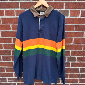 Bodega Knit Rugby Long Sleeve Shirt Size XL