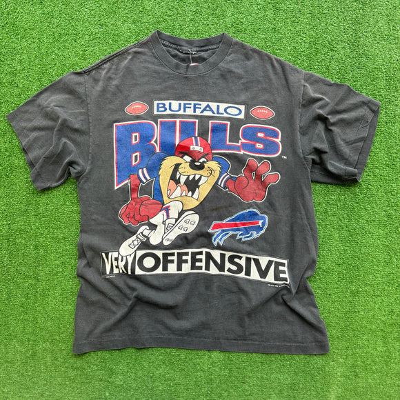 Vintage Buffalo Bills Taz Tee Size L