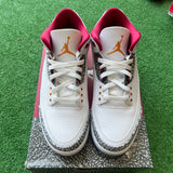 Jordan Cardinal 3s Size 9