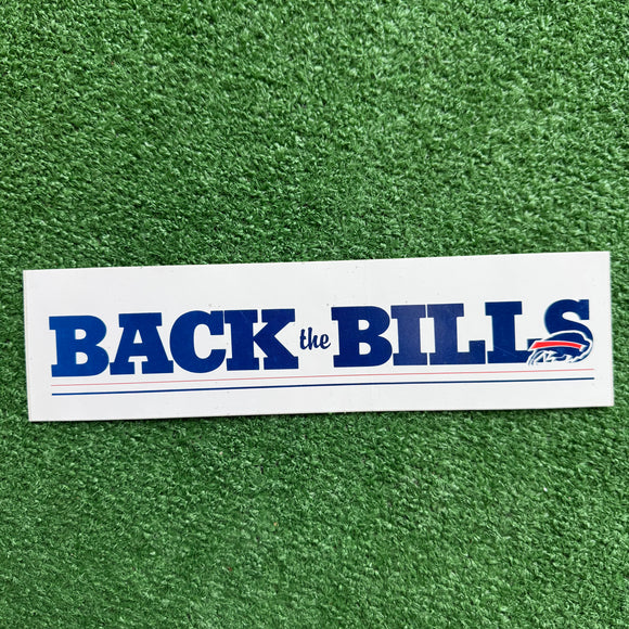 Vintage Buffalo Bills Bumper Sticker