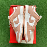 Nike Rose Whisper Low Dunk Size 11W/9.5M