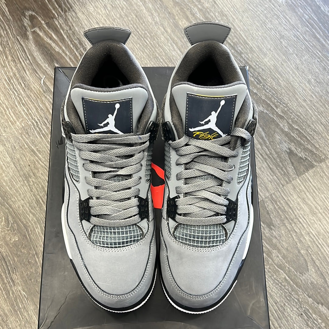 Cool grey 4s white laces online