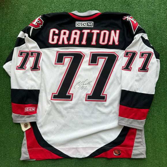 Vintage Buffalo Sabres Chris Gratton Jersey Size XL