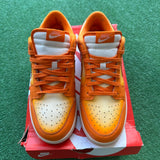 Nike Magma Orange Low Dunk Size 11W/9.5M