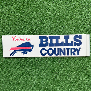 Vintage Buffalo Bills Bumper Sticker