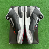 Jordan Black Cement 3s Size 11.5