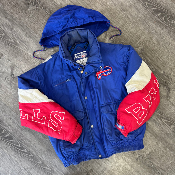 Vintage Buffalo Bills Down Jacket Size M