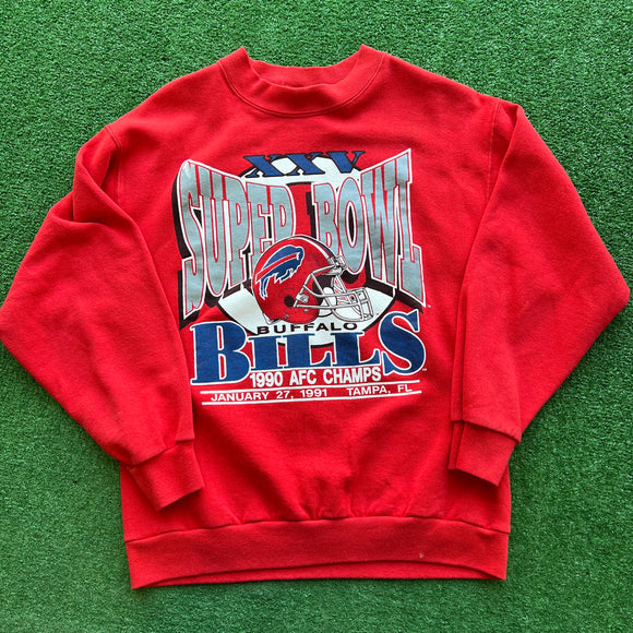 Vintage Buffalo Bills Super Bowl Crewneck Size S