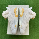 Jordan Paris Olympic Pearl 6s Size 8W/6.5M