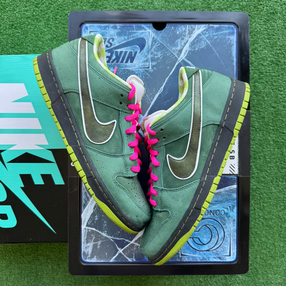 Nike Concepts Green Lobster Special Box SB Low Dunks Size 12