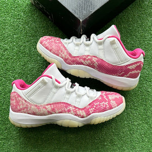 11s hotsell snakeskin pink