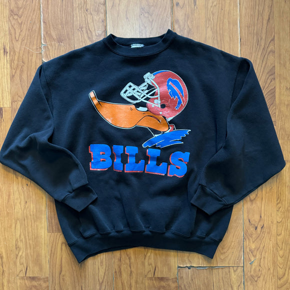 Vintage Buffalo Bills Daffy Duck Crewneck Size L